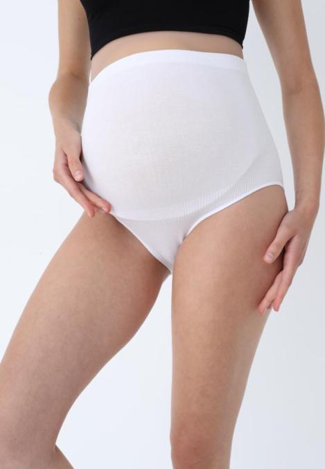 Chilot Maternitate din Modal ,Culoare Alb,Engros